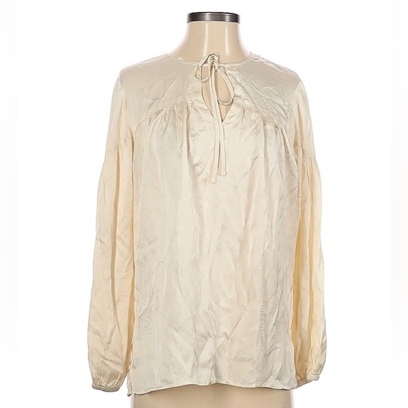 NATION LTD “Maura” Relaxed Tie Top in Ivory - Picture 2 of 5